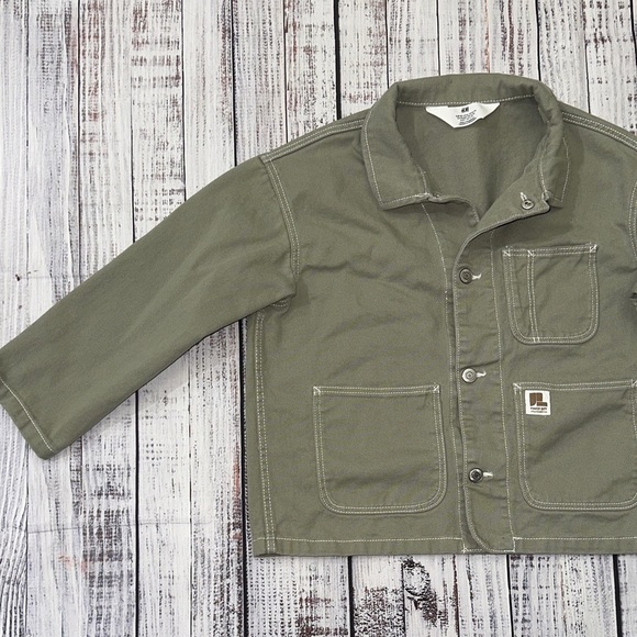 H&M‎ Cotton twill Jacket Sz. 6 - Picture 6 of 10